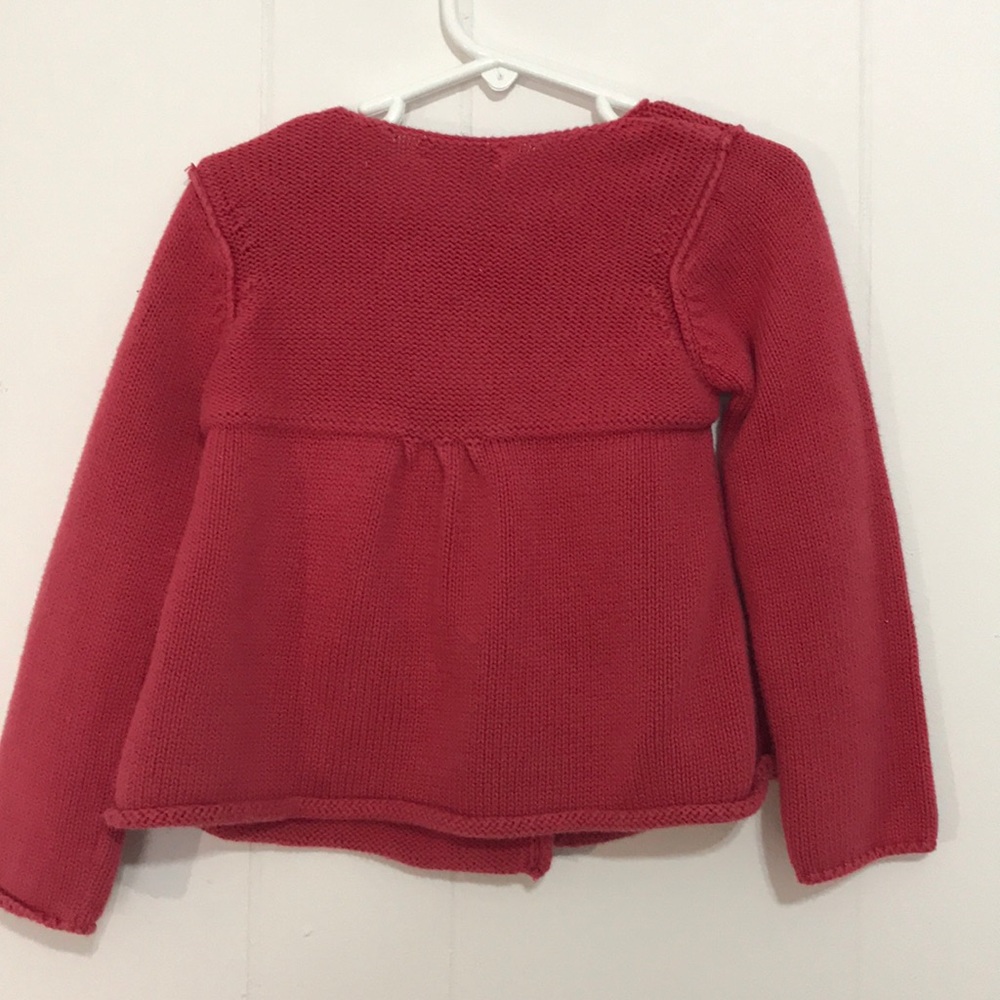 Red Knitted Cardigan - Picture 3 of 3